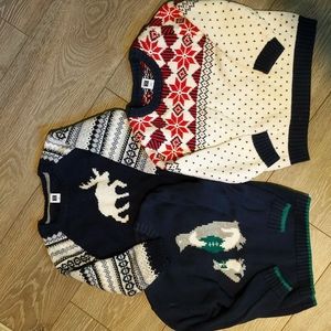 Lot of Janie and jack sweaters